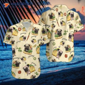 adorable taco pug hawaiian shirt for 0