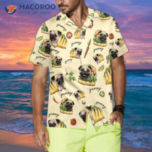 adorable taco pug hawaiian shirt for 3