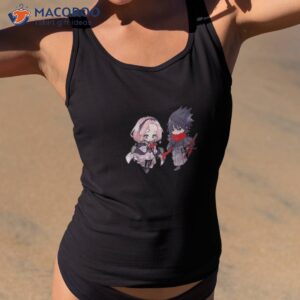 adorable tiny demon with skull mask and horns shirt tank top 2