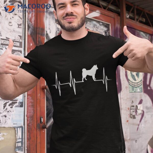 Akita Shirt Dog Heartbeat – Lover Gift