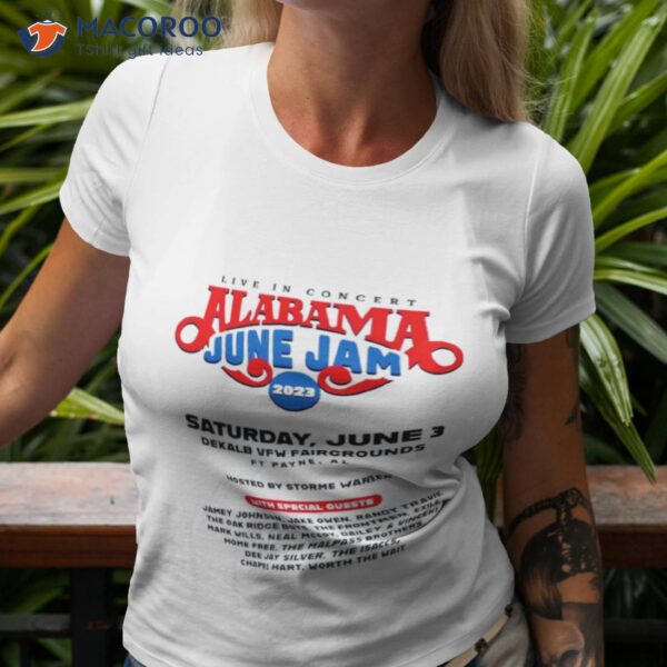 Alabama June Jam 2023 Saturday June 3 Dekalb Vfw Fairgrounds Shirt