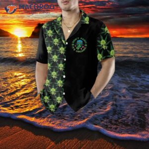 alien organic marijuana hawaiian shirt for 3