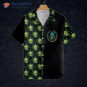 alien organic marijuana hawaiian shirt for 5