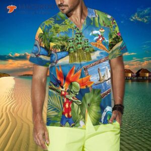 alien tropical summer hawaiian shirt 3