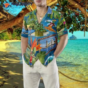 alien tropical summer hawaiian shirt 4