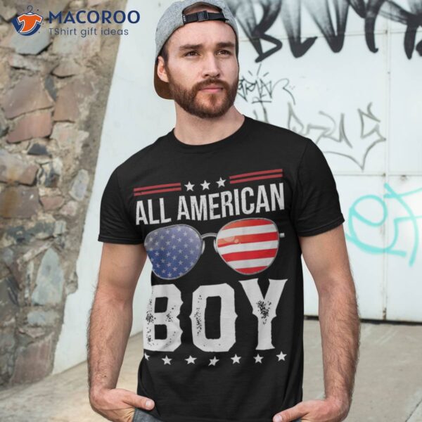 All American Boy Matching Family Fourth 4th Of July Shirt