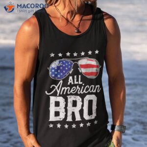 all american bro 4th of july family matching sunglasses shirt tank top