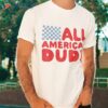 All American Dude 4th Of July Toddler Kids Girl Boys Dress Shirt