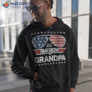All American Grandpa 4th Of July Father’s Day Sunglasses Shirt