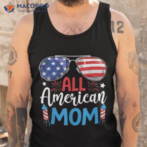 all american mom shirt fourth 4th of july sunglasses family tank top