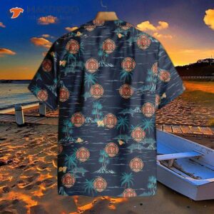 “all Gave Some, Some All” Firefighter Hawaiian Shirt, Tropical Navy Shirt For
