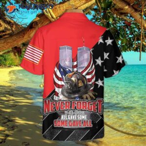 all gave some some patriot day hawaiian shirt with american flag pattern for 9 11 memorial 1