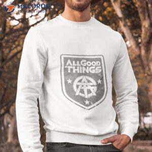 all good things military green crest logo shirt sweatshirt