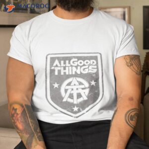 all good things military green crest logo shirt tshirt