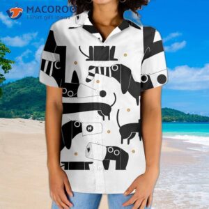 all of my dachshund patterned hawaiian shirts 4