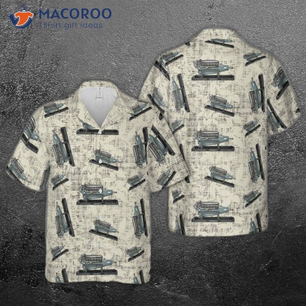 Allison V-1710-7 V-12 Engine Hawaiian Shirt