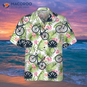 aloha cycling hawaiian shirt bicycle for best gift bikers 2