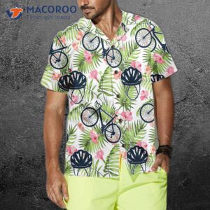 aloha cycling hawaiian shirt bicycle for best gift bikers 3