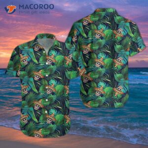 aloha mexican skull hawaiian shirt 0