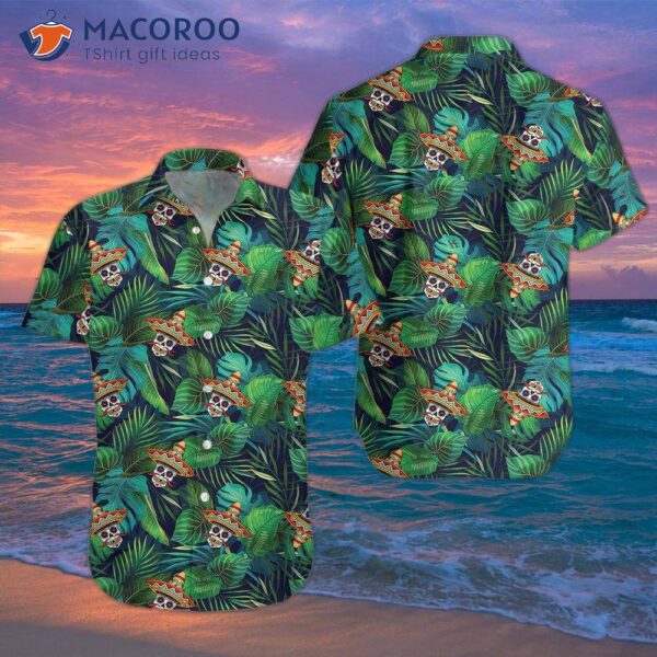 Aloha Mexican Skull Hawaiian Shirt