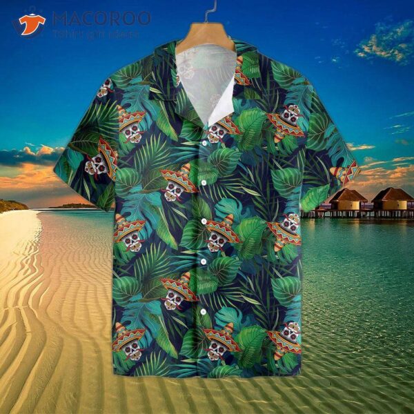 Aloha Mexican Skull Hawaiian Shirt