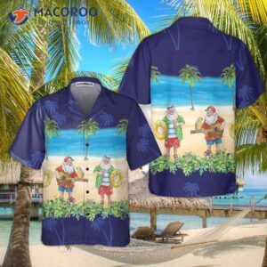 aloha shirt santa hawaiian shirt funny christmas vacation best gift for 0