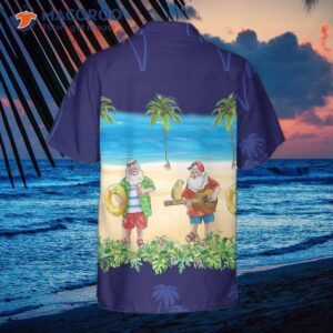 aloha shirt santa hawaiian shirt funny christmas vacation best gift for 1