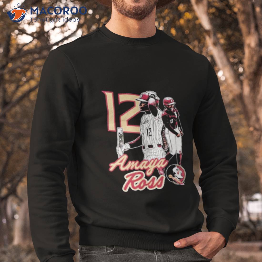 Amaya Ross No 12 Florida State Seminoles Cws Bound Shirt Amaya Ross No 12 Florida State Seminoles Cws Bound Shirt