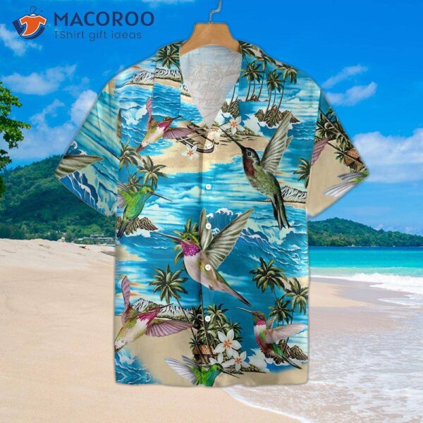 Amazing Hummingbird Hawaiian Shirt 2