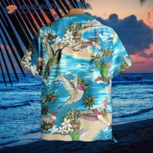 amazing hummingbird hawaiian shirt 2 3