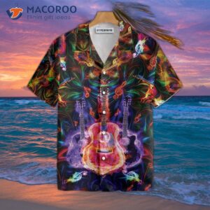 amazing life hawaiian guitar shirt 4