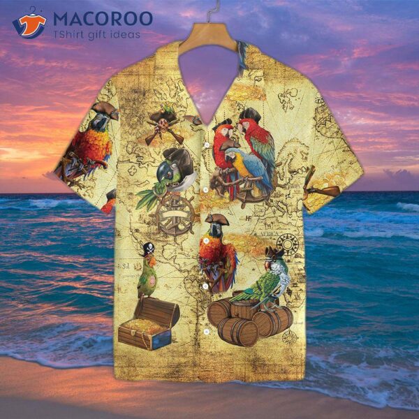 Amazing Pirate Parrot Hawaiian Shirt