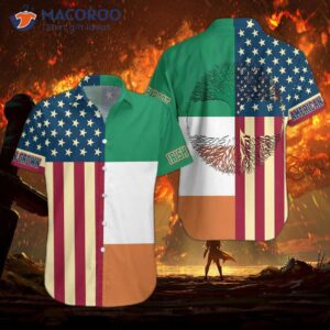 America And Ireland Hawaiian Shirt