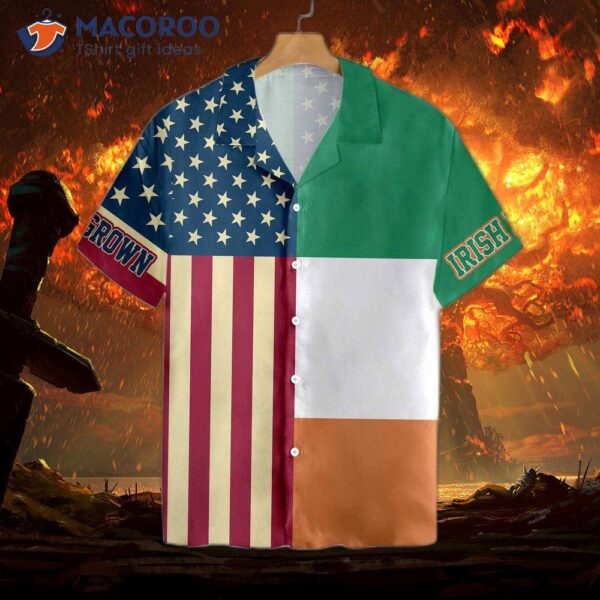 America And Ireland Hawaiian Shirt