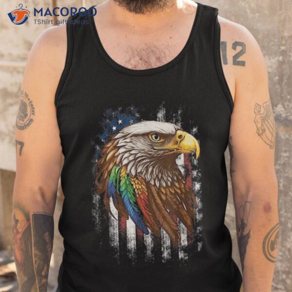 America Cool Usa Eagle 4th Of July American Flag Patriotic Shirt