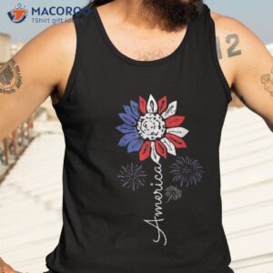 america sunflower 4th of july independence day patriotic shirt tank top 3