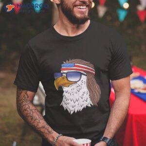 american bald eagle mullet 4th of july funny usa patriotic shirt tshirt