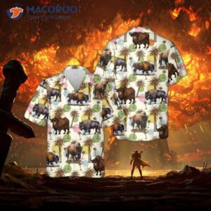 American Bison Buffalo Hawaiian Shirt