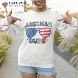 american dude sunglasses freedom 4th of july toddler kids shirt sweatshirt
