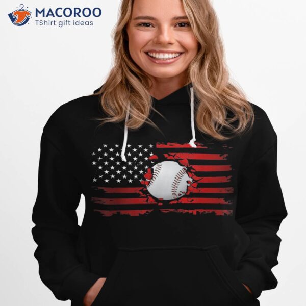 American Flag Baseball Apparel – Shirt