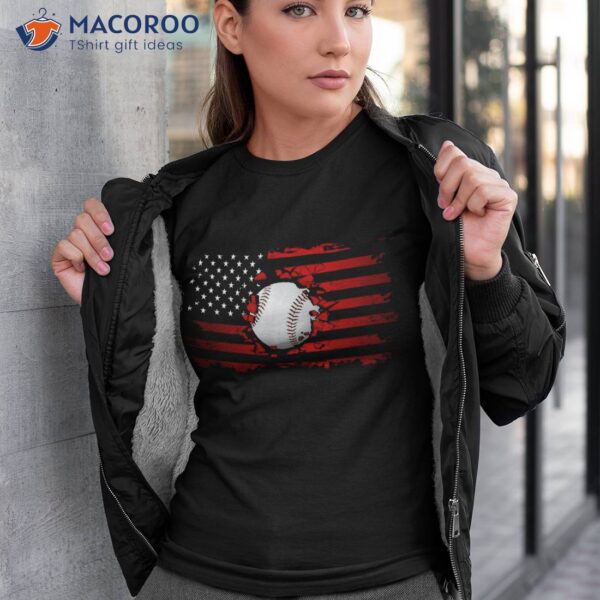 American Flag Baseball Apparel – Shirt