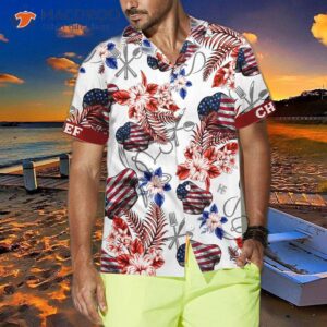 american flag chef hawaiian shirt 0