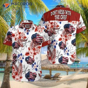 american flag chef hawaiian shirt 2