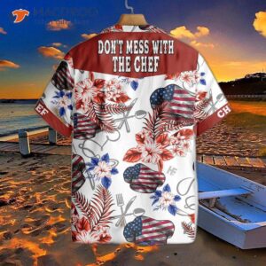 american flag chef hawaiian shirt 5