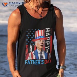 american flag happy father s day confused for 4th of july shirt tank top