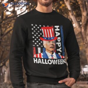 american flag happy halloween confused for 4th of july shirt sweatshirt