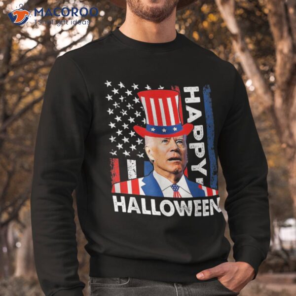 American Flag Happy Halloween Confused For 4th Of July Shirt