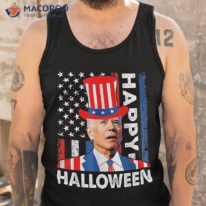 american flag happy halloween confused for 4th of july shirt tank top