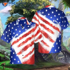 american flag hawaiian shirt for 0