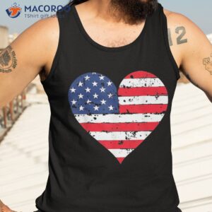 american flag heart 4th of july usa patriotic pride shirt tank top 3